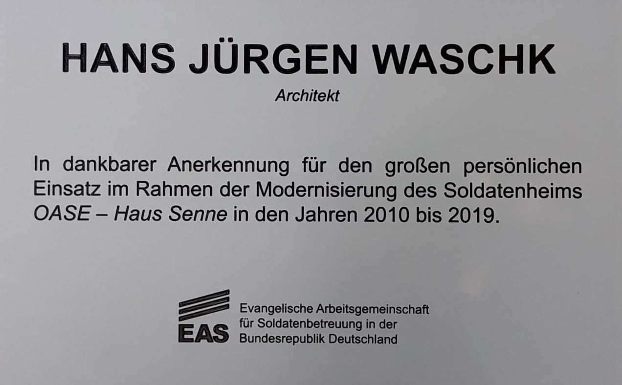 Anerkennungstafel_EAS Berlin_Foto Anerkennungstafel_EAS Berlin_Foto